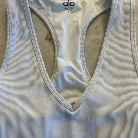 ALO Yoga White Athletic Shorts - Picture 4 of 6